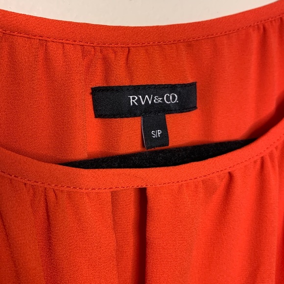 RW&CO Bright Coral Dress - Picture 2 of 4
